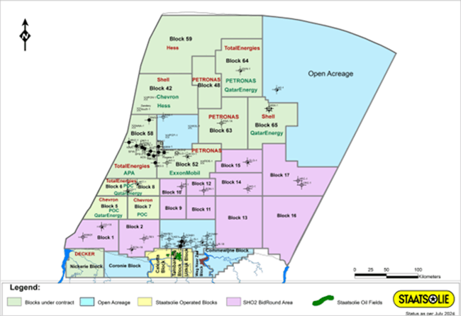 Block 59, offshore Suriname.