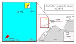 Exploration Block AC/P71 Offshore Western Australia. Exploration Block AC/P71 Offshore Western Australia.