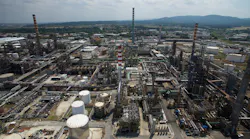 Eni SPA Livorno refinery, Italy.