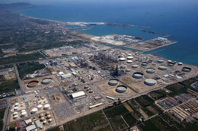 bp’s 104,500-b/d refinery in Castellón, Spain.
