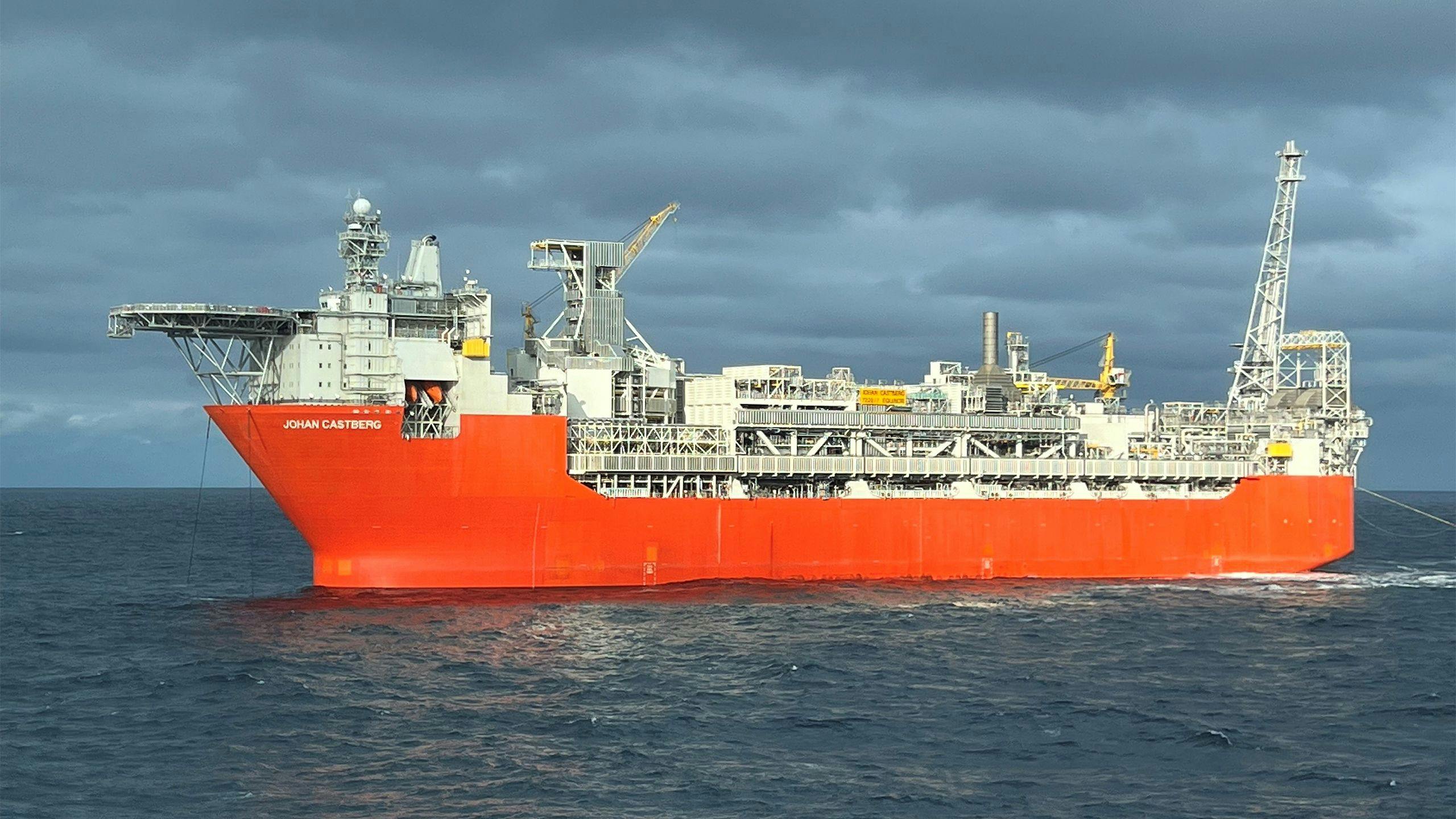 Johan Castberg FPSO anchored in Barents Sea.