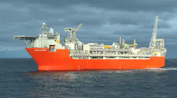 Johan Castberg FPSO anchored in Barents Sea.