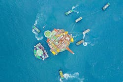 Cylindrical FPSO (Haikui-1). Cylindrical FPSO (Haikui-1).