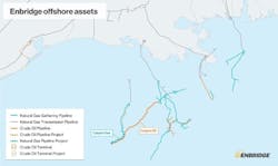 Enbridge Inc. offshore Gulf of Mexico assets. Enbridge Inc. offshore Gulf of Mexico assets.