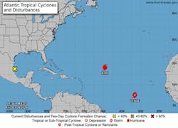 Atlantic Tropical Cyclones and Disturbances. Atlantic Tropical Cyclones and Disturbances.