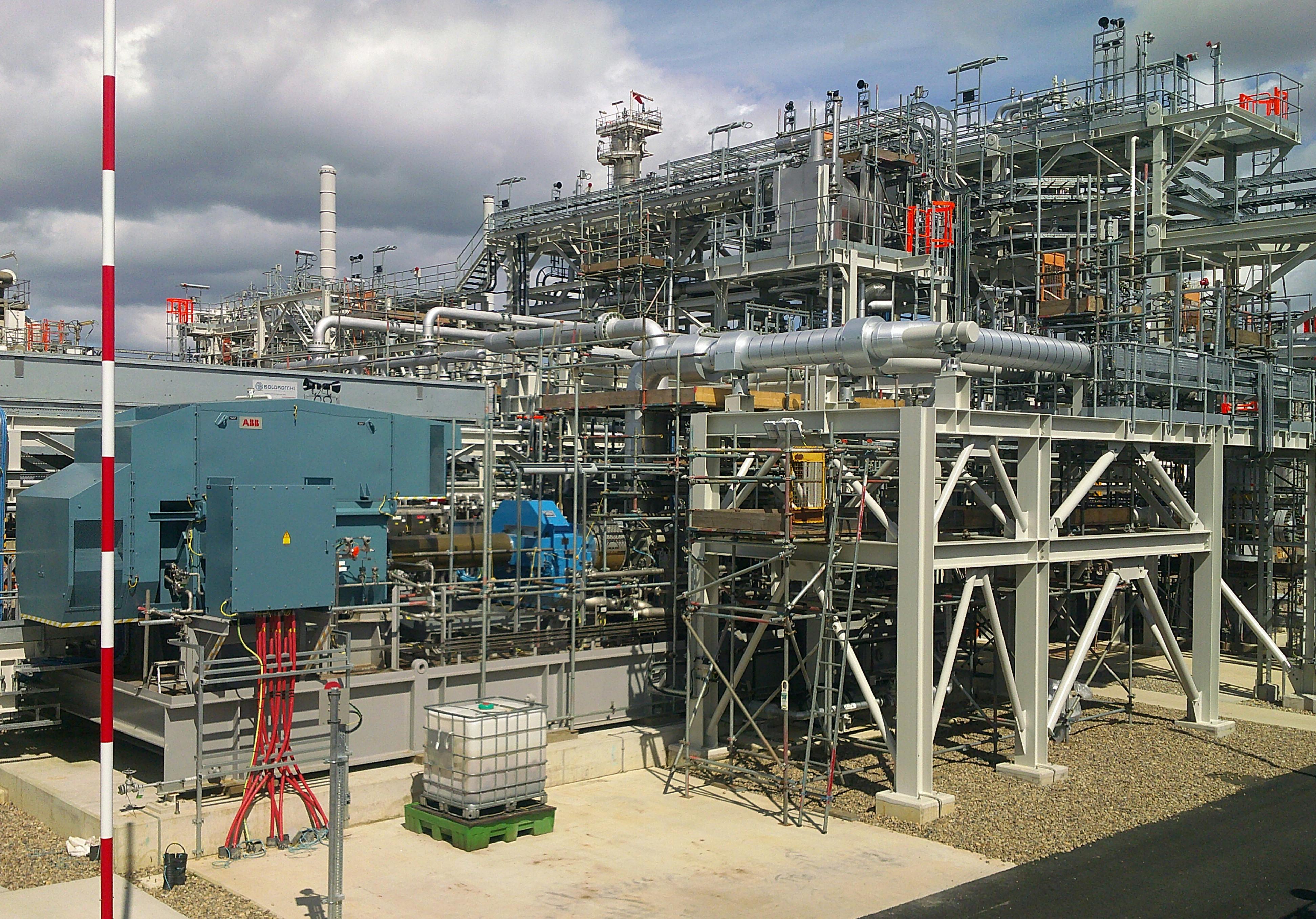Teesside Gas Processing Plant, onshore UK.