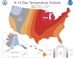 8-14 Day Temperature Outlook. 8-14 Day Temperature Outlook.