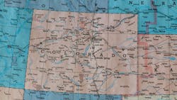 Colorado map. Colorado map.