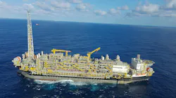 FPSO Marechal Duque de Caxias at Mero Field, Santos basin, offshore Brazil.