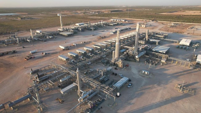 Targa Resources Greenwood complex in the Permian’s Midland basin.