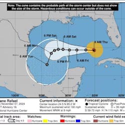 Hurricane Rafael, Gulf of Mexico. Hurricane Rafael, Gulf of Mexico.