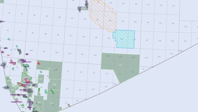 Aker BP CCS license map.