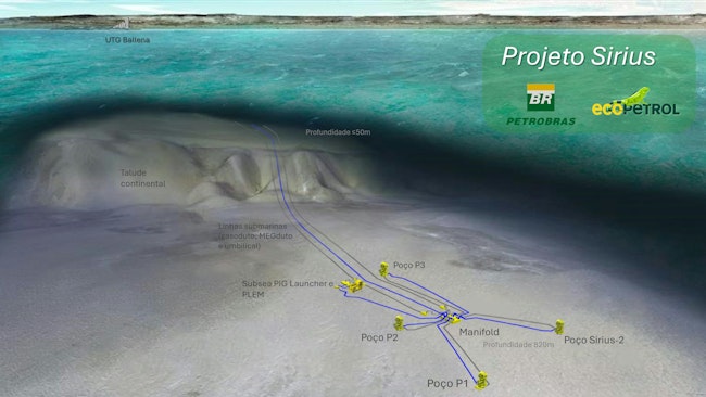 Petrobras Sirius project development concept illustration