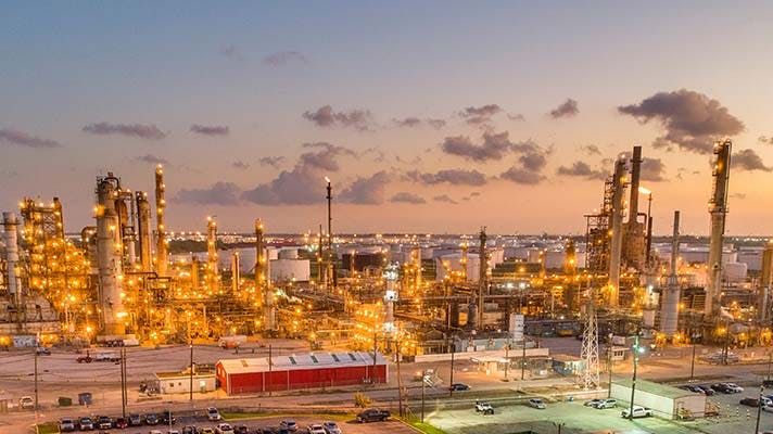 Chevron Corp. Pasadena, Tex., refinery.