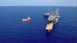 Shell Bonga field FPSO offshore Nigeria. Shell Bonga field FPSO offshore Nigeria.