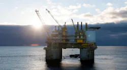 Equinor-operated Troll B platform, North Sea.