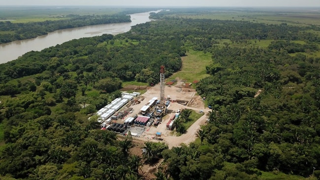 Arrow Exploration, Tapir block drilling operations, Colombia.