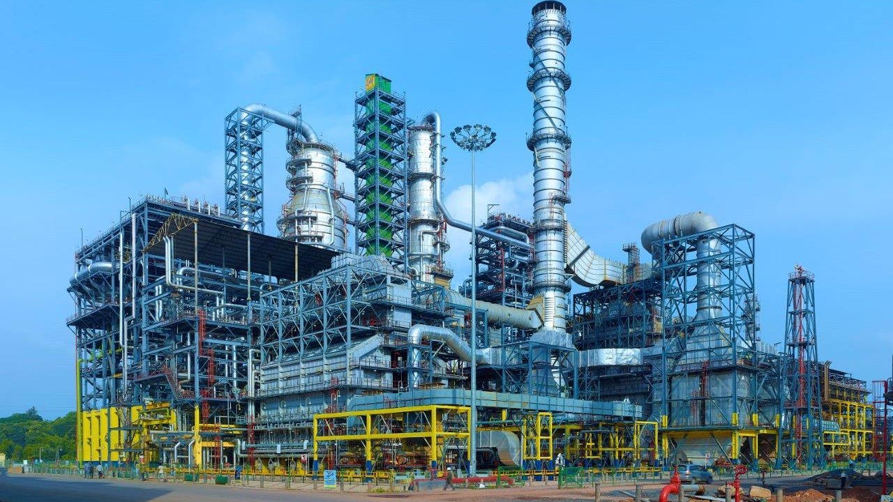 Bharat Petroleum Corp. Ltd. Kochi Refinery, India.