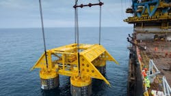 Åsgard subsea installation, Norwegian Sea. Åsgard subsea installation, Norwegian Sea.