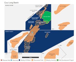 Murphy Oil Cuu Long Basin activity, offshore Vietnam. Murphy Oil Cuu Long Basin activity, offshore Vietnam.