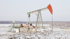 Oil pump jack. Bashkortostan, Russia. Oil pump jack. Bashkortostan, Russia.