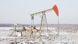 Oil pump jack. Bashkortostan, Russia. Oil pump jack. Bashkortostan, Russia.