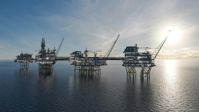 Johan Sverdrup oil field development, Norwegian shelf.