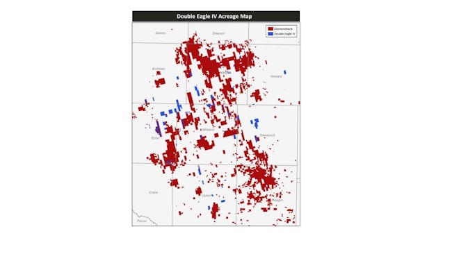 Double Eagle IV acreage map, Texas