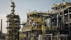 Petrobrazi refinery in southeast Romania. Petrobrazi refinery in southeast Romania.