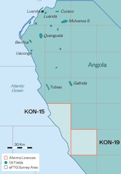 Kwanza basin blocks, onshore Angola. Kwanza basin blocks, onshore Angola.