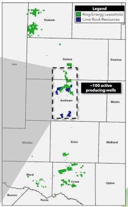 Ring Energy Central Basin Platform, Permian basin. Ring Energy Central Basin Platform, Permian basin.