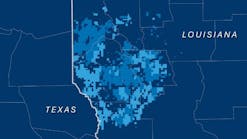 Expand's holdings in the Haynesville; legacy Chesapeake assets are in darker blue Expand's holdings in the Haynesville; legacy Chesapeake assets are in darker blue