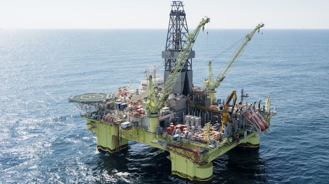 COSL Pioneer semisubmersible drilling rig