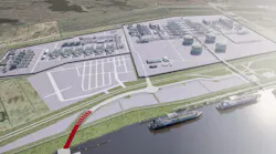 Venture Global Plaquemines LNG plan (Illustration).