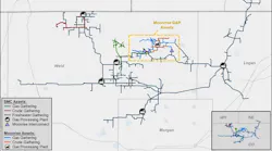 Summit Midstream asset pro forma Moonrise Midstream acquisition