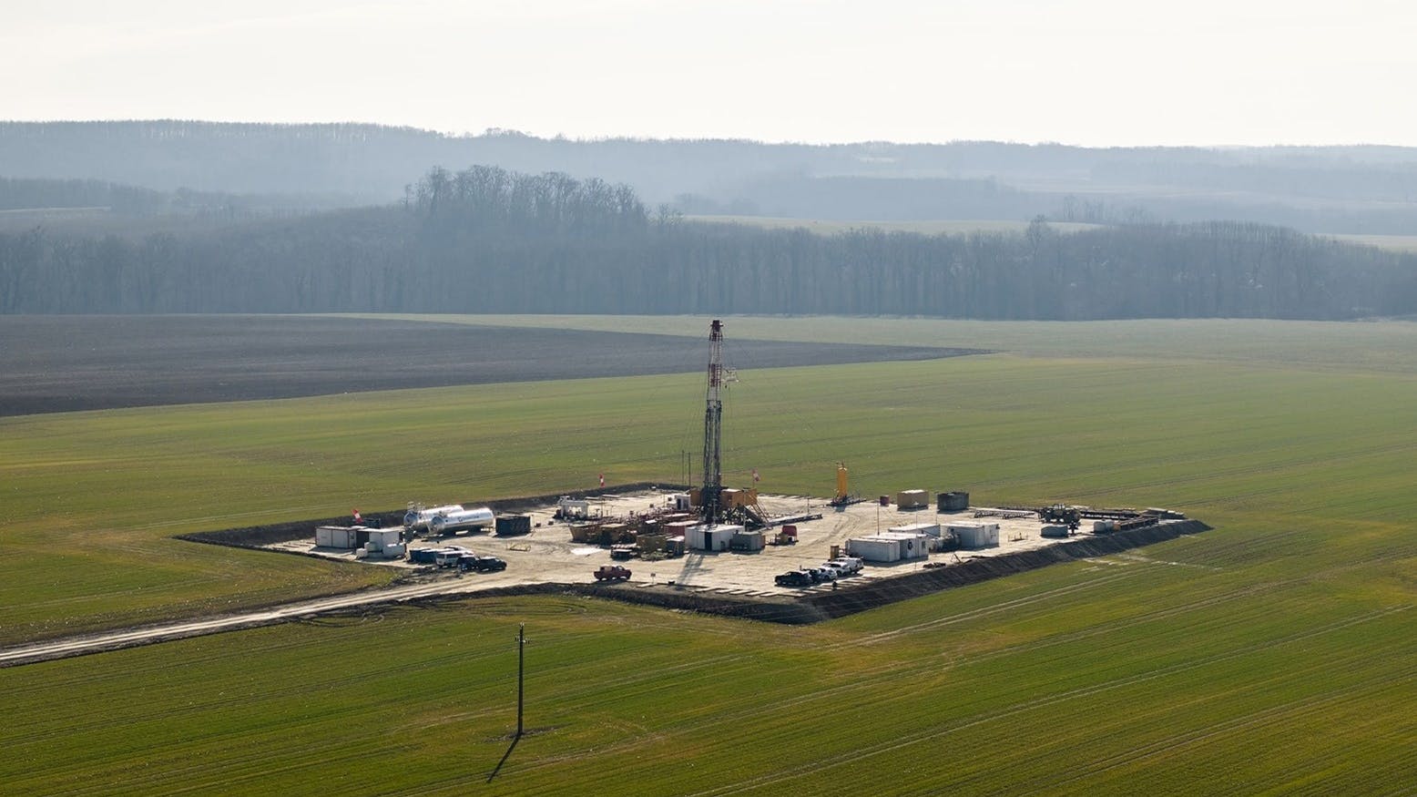 MOL Group drilling operations, western Hungary