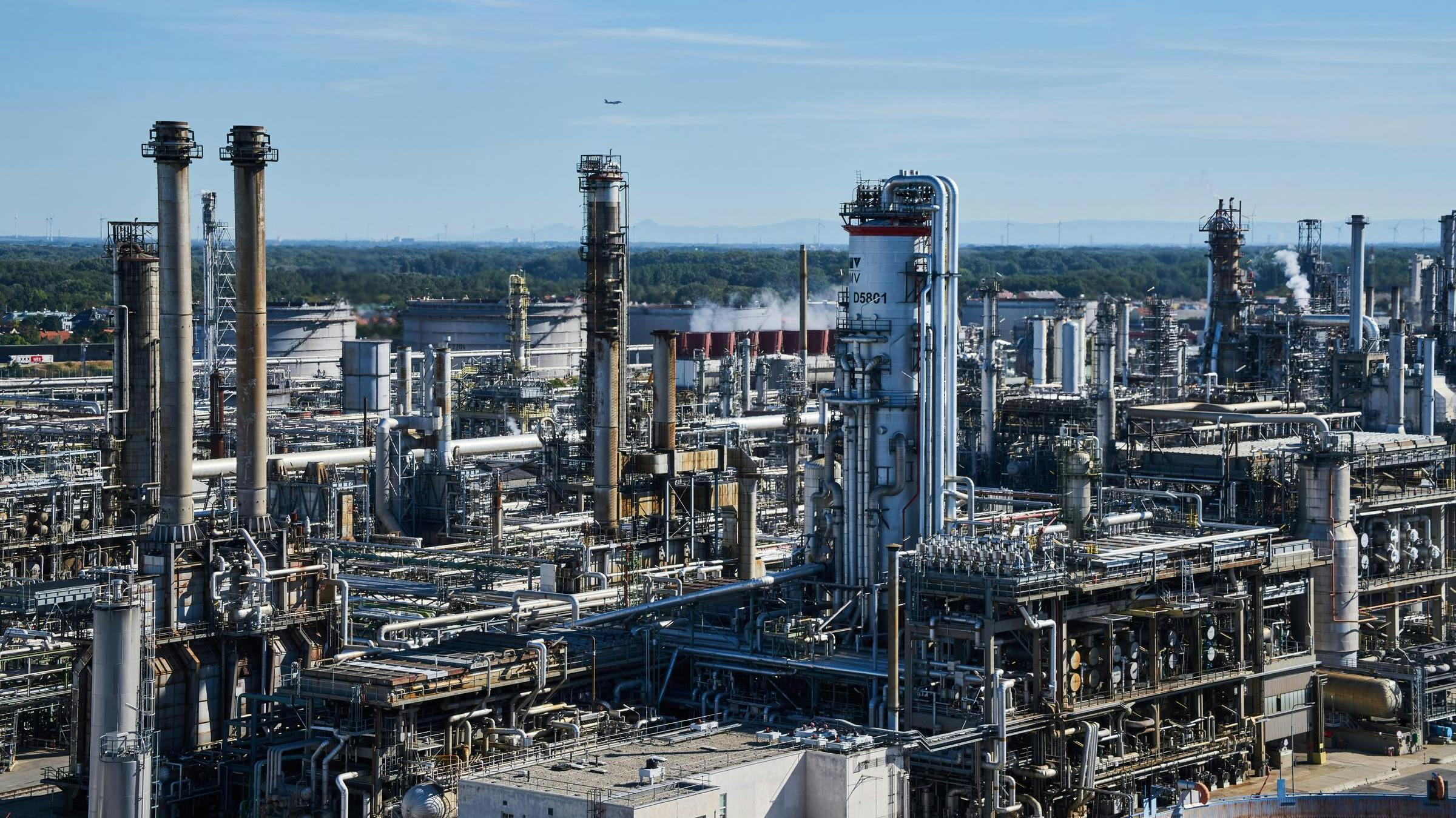 OMV's integrated refining complex in Schwechat, Austria.