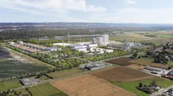 Rendering of Elyse Energy's proposed SAF plant in France