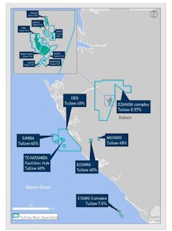 Tullow Gabon non-operated interests. Tullow Gabon non-operated interests.