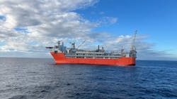 Johan Castberg FPSO anchored Johan Castberg FPSO anchored