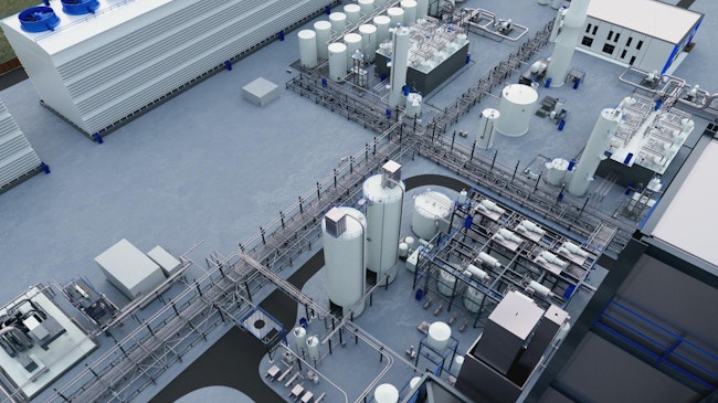 STRATOS Direct Air Capture plant rendering