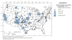 Geologic hydrogen concentrations (Fig. 1) Geologic hydrogen concentrations (Fig. 1)
