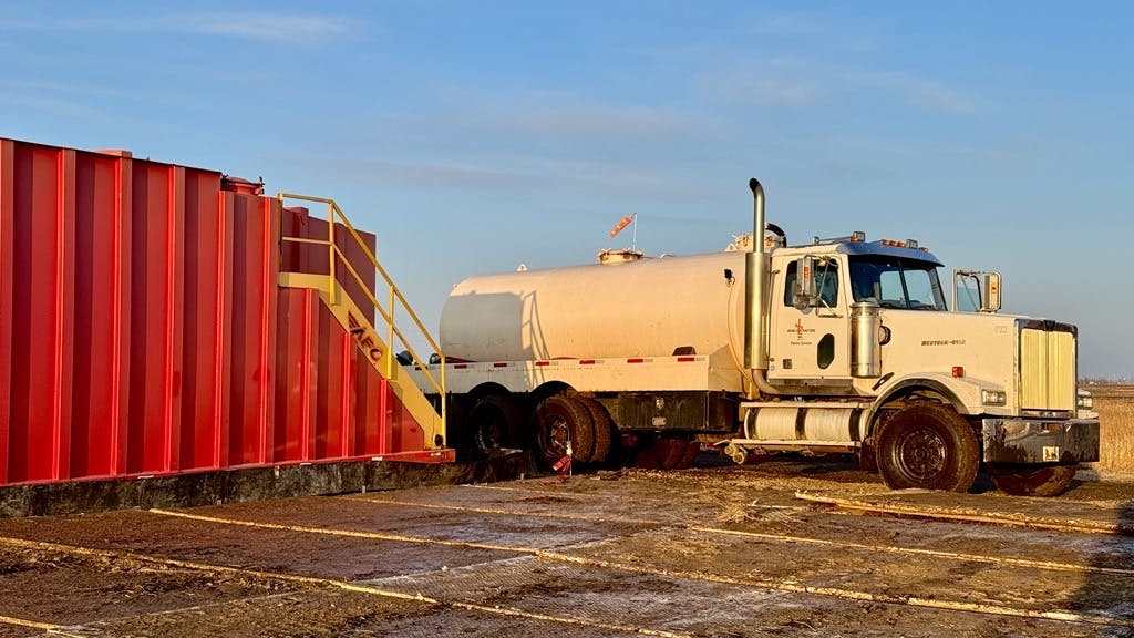 Keystone MP 171 incident reponse, vacuum truck.