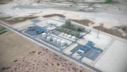 Rendering of renewable fuels plant Rendering of renewable fuels plant