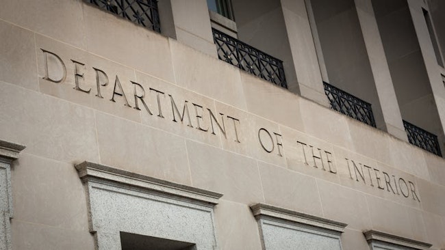 US Department of the Interior, exterior, Washington DC