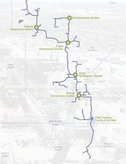 Northwind's compressor stations, Treatment complex (Fig. 4). Northwind's compressor stations, Treatment complex (Fig. 4).