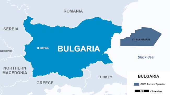 1-21 Han Asparuh block offshore Bulgaria