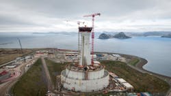 Cenovus concrete gravity structure conical slip Cenovus concrete gravity structure conical slip