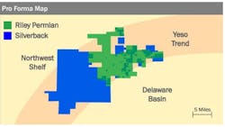 Riley Permian, Silverback Permian asset map Riley Permian, Silverback Permian asset map