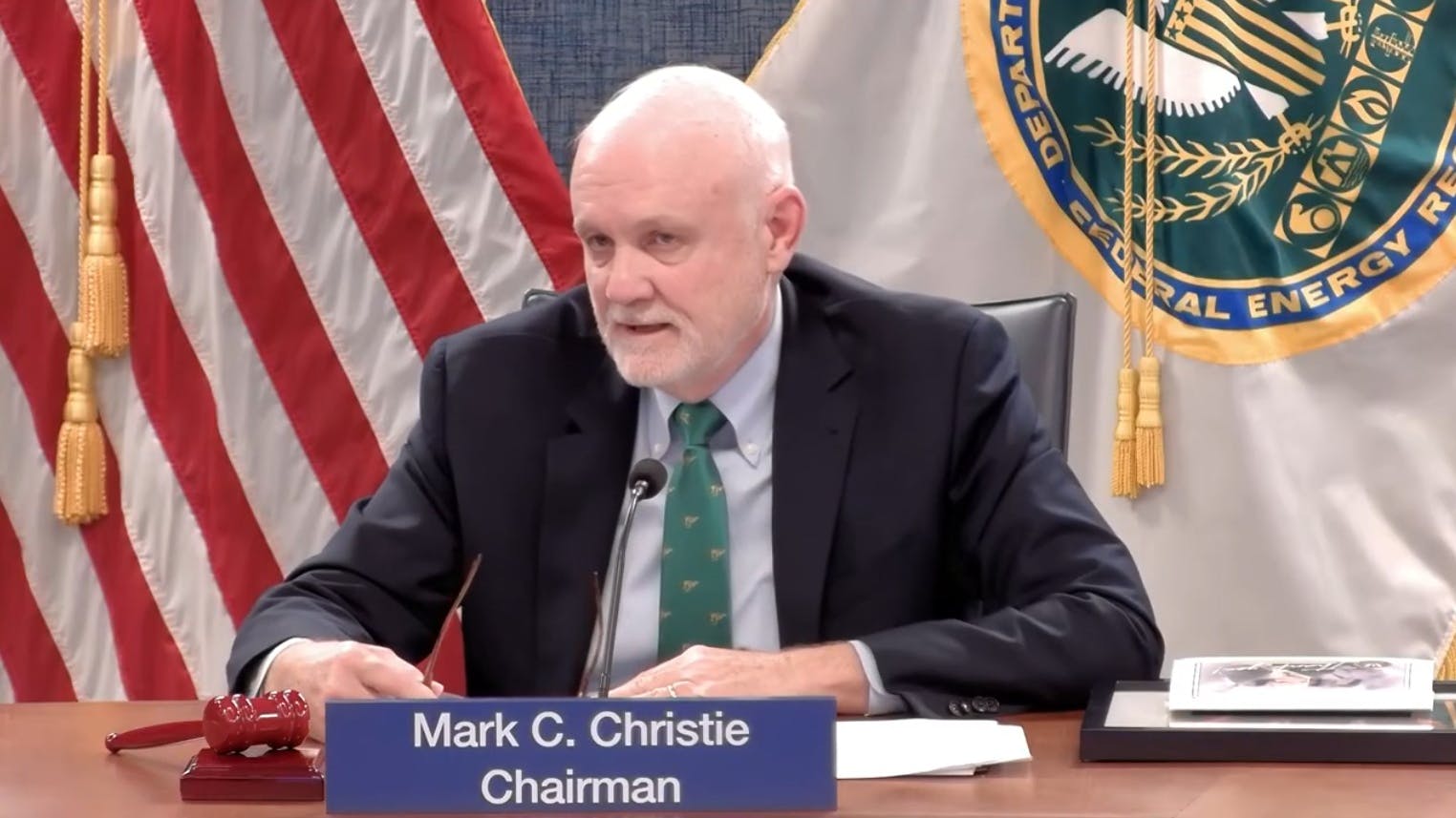 FERC chairman Mark Christie